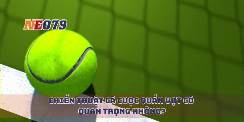 Chiến thuật cá cược quần vợt có quan trọng không?